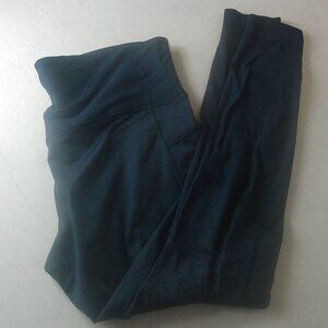 Athleta Heel Tight Womens Pockets Active Gym Workout Yoga Legging Blue SZ 3X